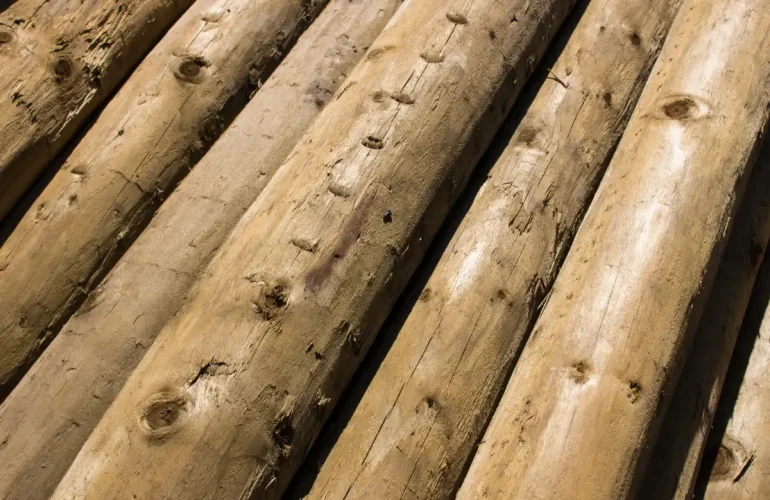 Wooden Pole