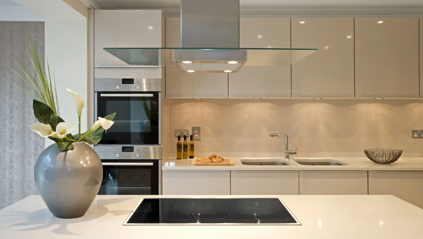 Modern Kitchen with Engineered wood product